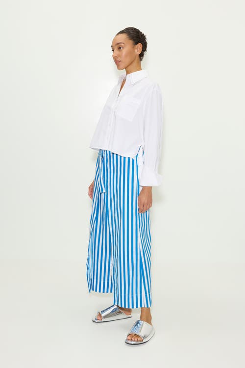 Simonmiller Ayre Cropped Poplin Top In White