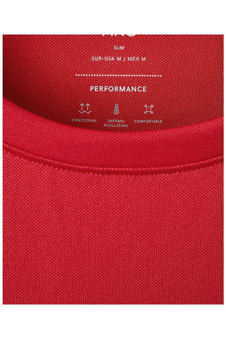 Slim Fit Coolmax® Solid T-Shirt, Alternate, color, RED