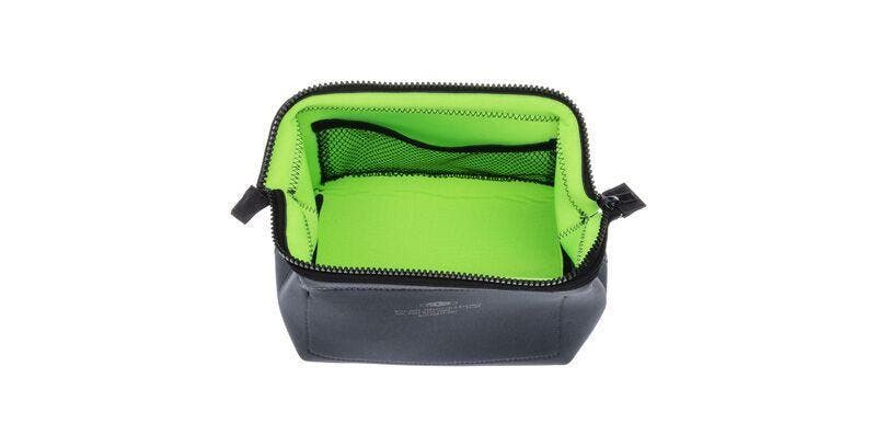 Travel Pouch, Alternate, color, Dark Gray & Green