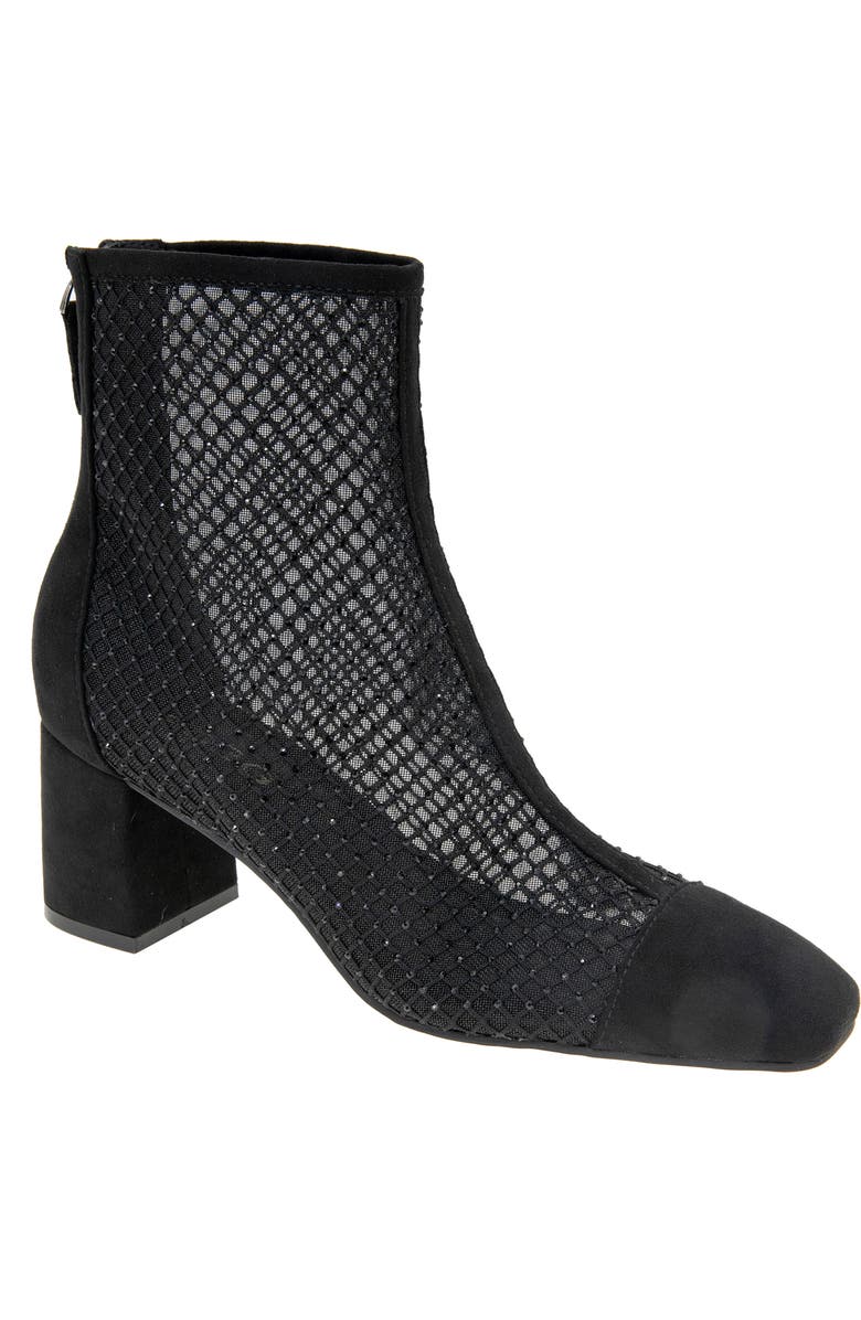 BCBGeneration Haybre Mesh Bootie, Main, color, Black