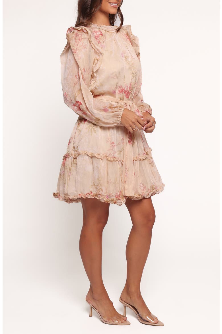 Phaedra Ruffle Long Sleeve Dress, Alternate, color, SOFT ROSE