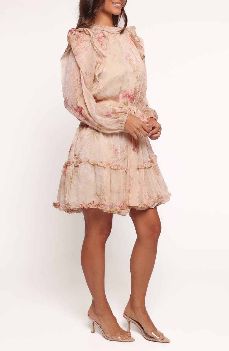 Petal & Pup Phaedra Ruffle Long Sleeve Dress, Alternate, color, Soft Rose