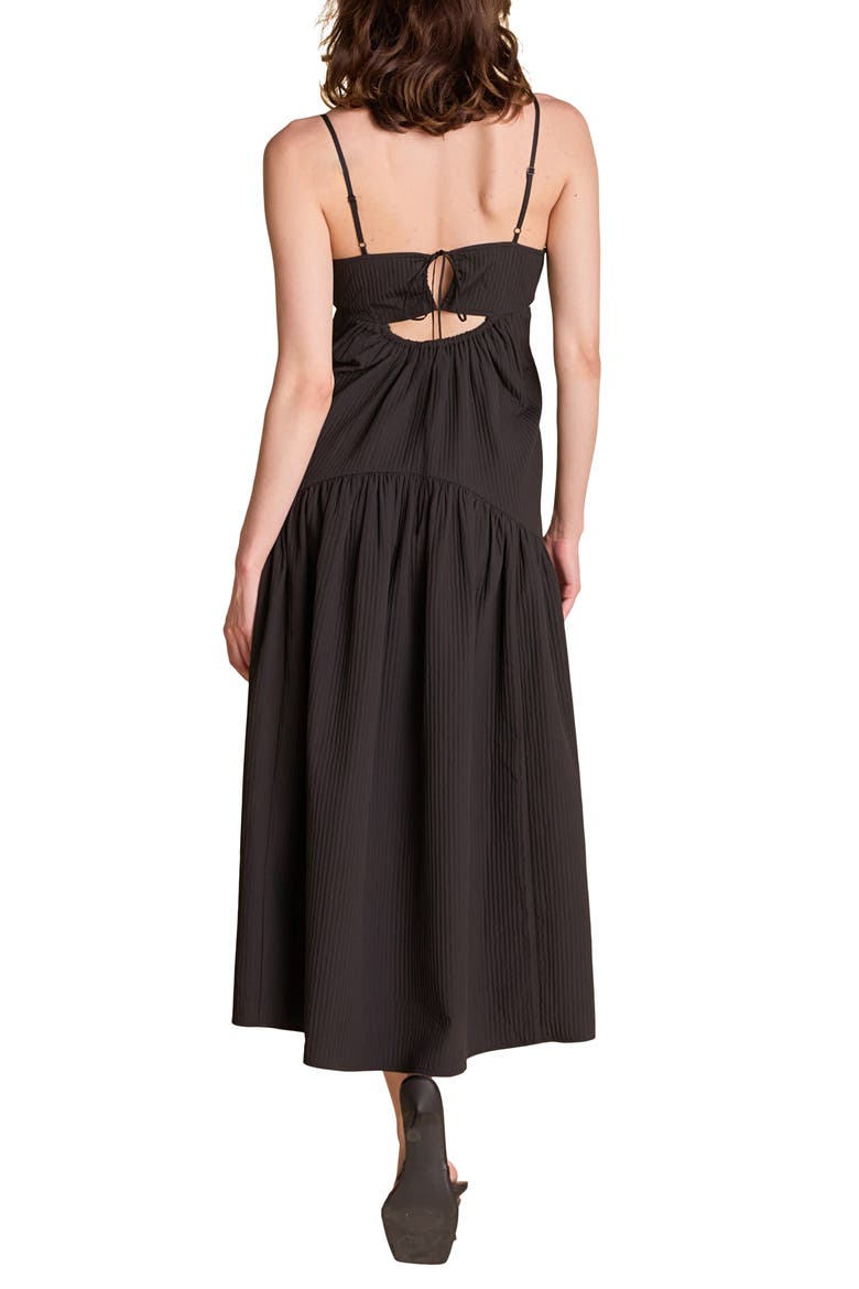 Tiered Maxi Dress, Alternate, color, BLACK