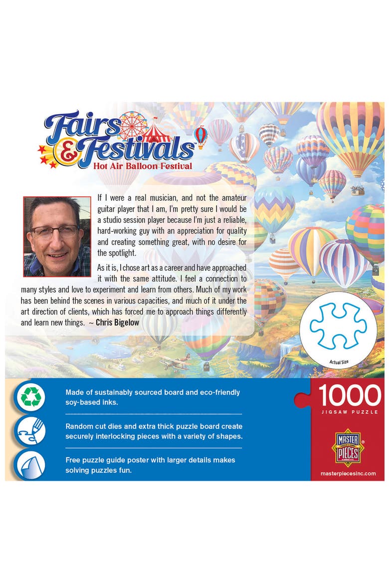 Hot Air Balloon Festival 1000pc Puzzle, Alternate, color, Multicolor