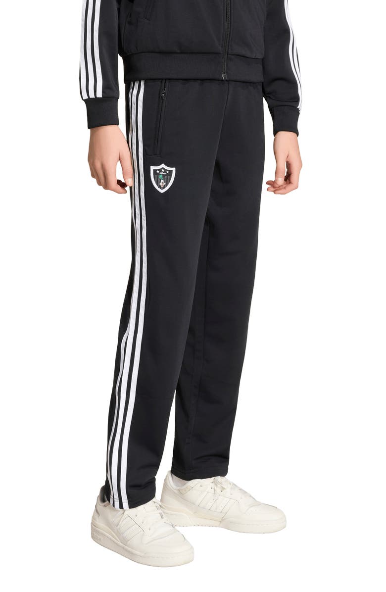 adidas Originals x Disney Kids' Firebird Track Pants, Alternate, color, Black/ White