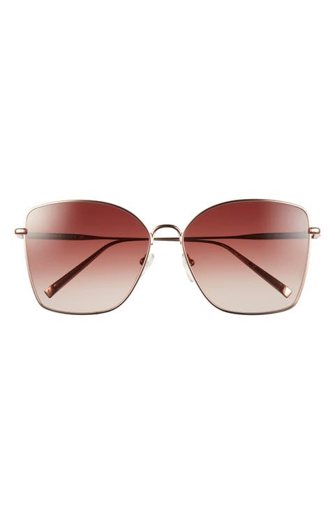 Roseau Gradient Square Sunglasses