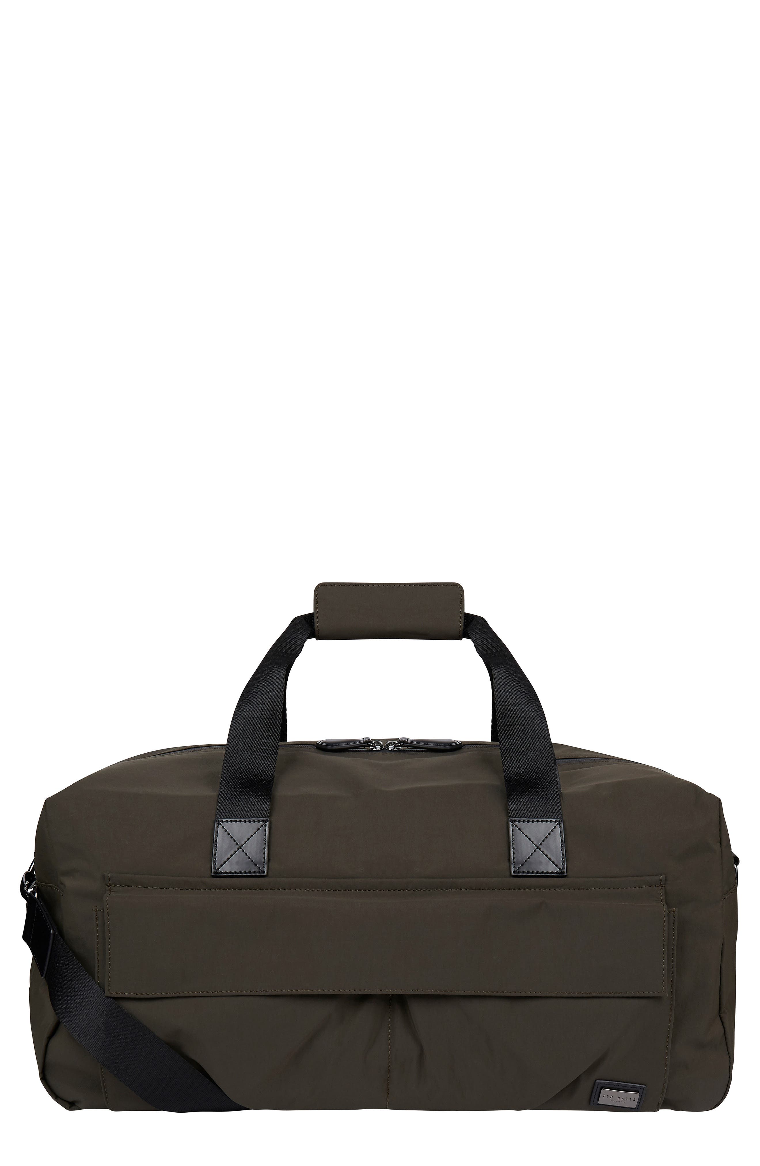 Ted Baker London Nylon Holdall Duffle Bag, Main, color, 