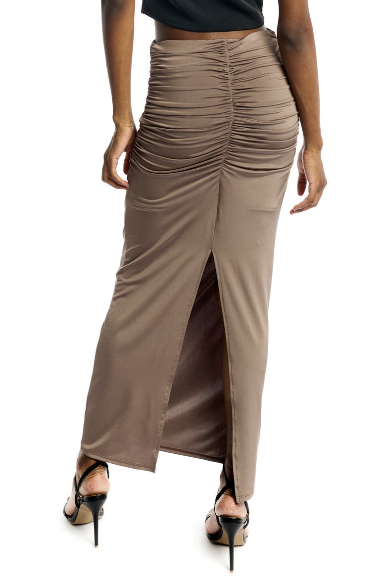 Olympia Rouched Maxi, Alternate, color, Mocha