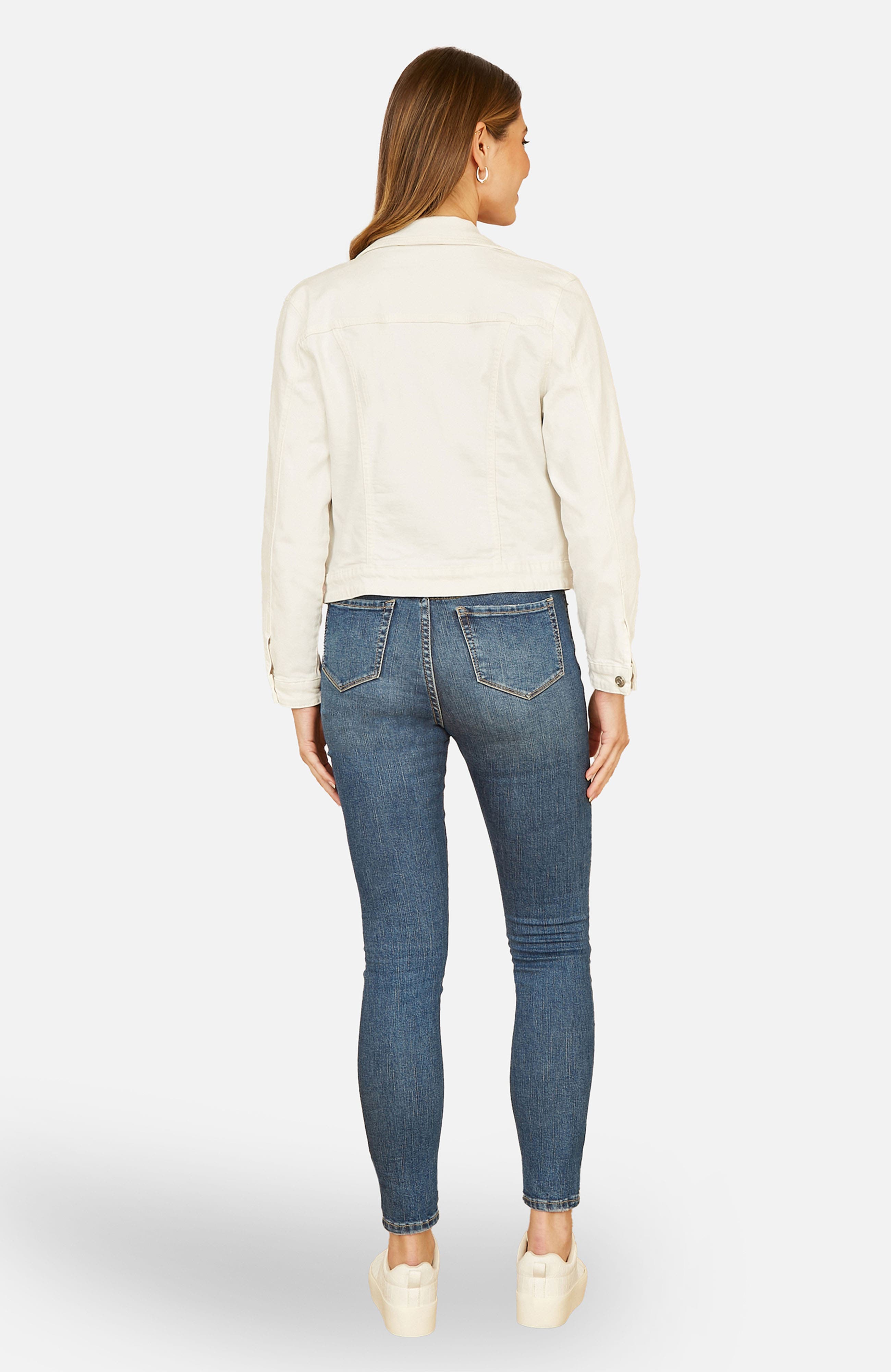 Stretch Cotton Denim Jacket - image 2