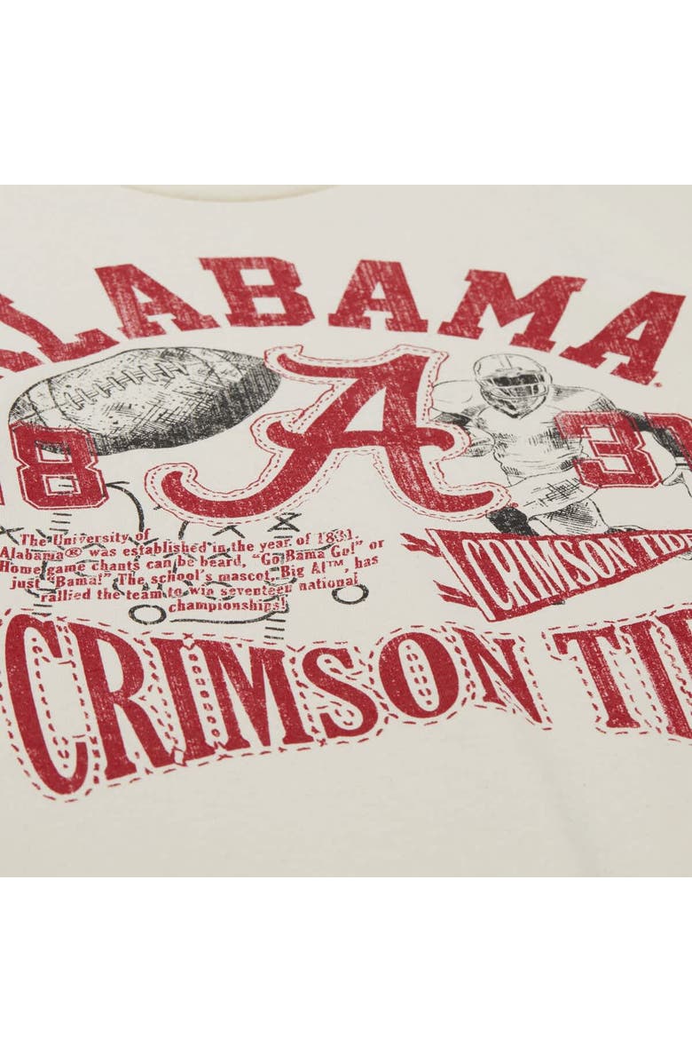 Mitchell & Ness Men's Mitchell & Ness Cream Alabama Crimson Tide Heritage Scholar T-Shirt, Alternate, color, Cream