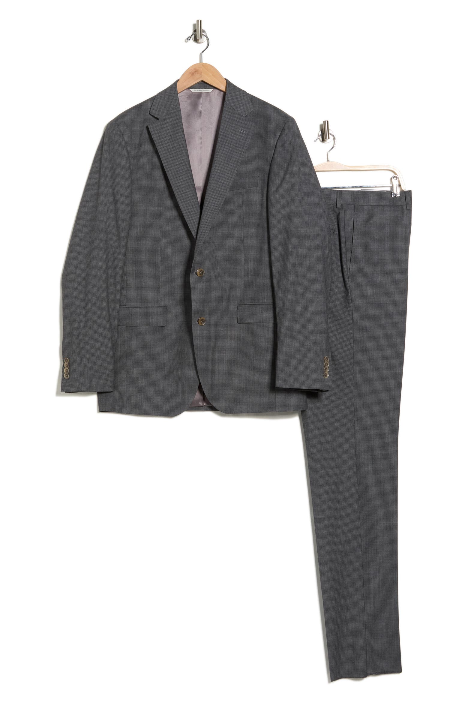 Wool Slubs Jack Victor Esprit Grey Slub Wool Suit (Men) | Nordstromrack