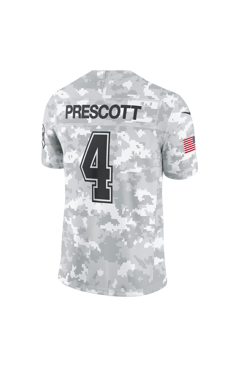 Nike Men's Nike Dak Prescott Arctic Camo Dallas Cowboys 2024 Salute to Service Limited Jersey, Alternate, color, 