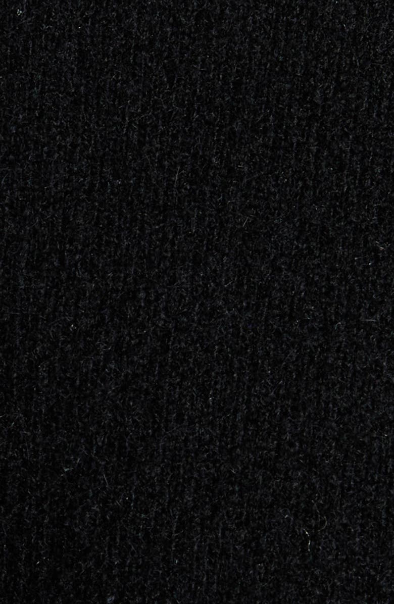 TOM FORD Sculptural Double Face Virgin Wool Blend Crop Sweater, Alternate, color, Black