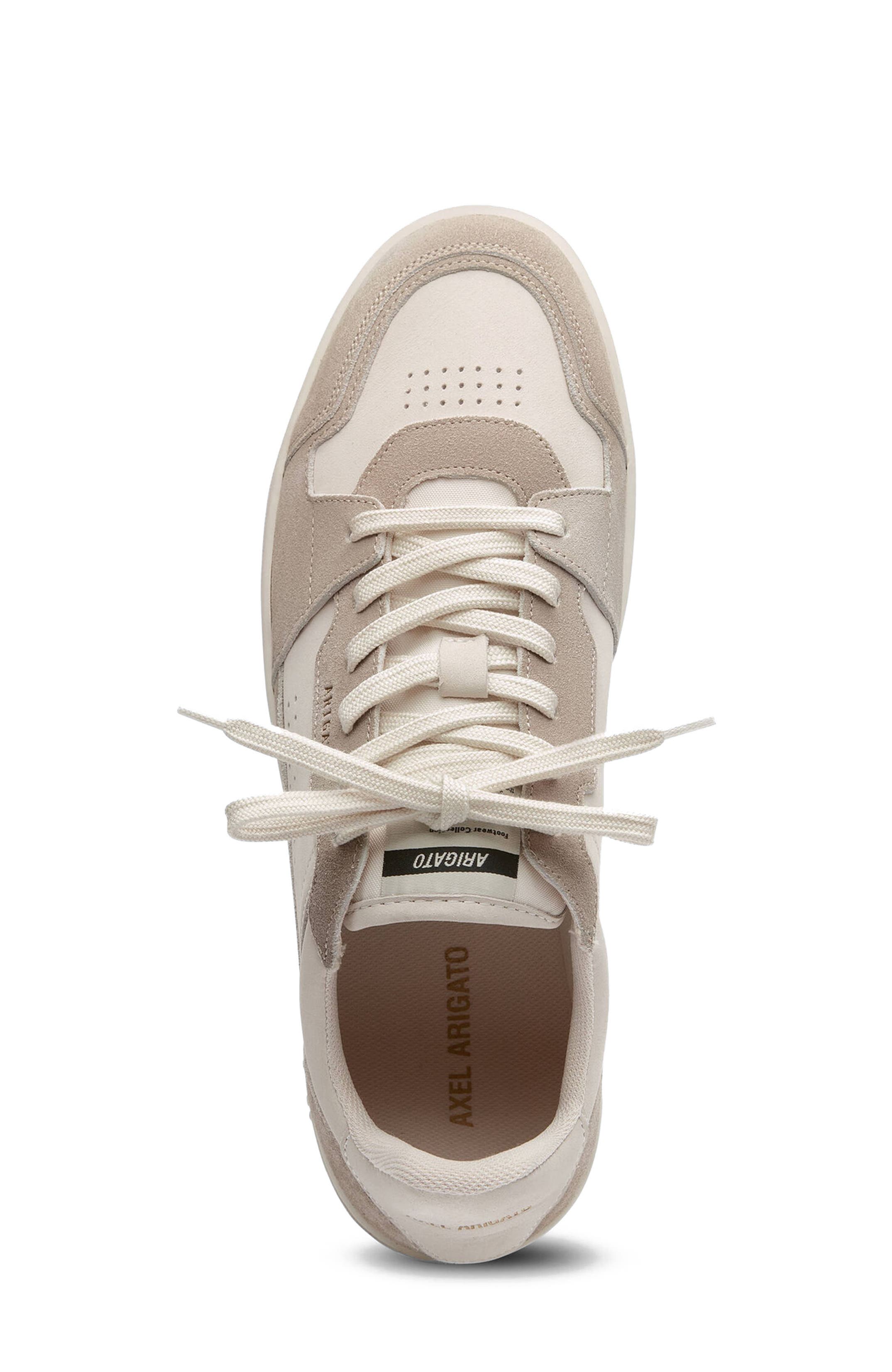 Axel Arigato Dice Lo Leather Suede Sneaker, Alternate, color, Off White/Taupe
