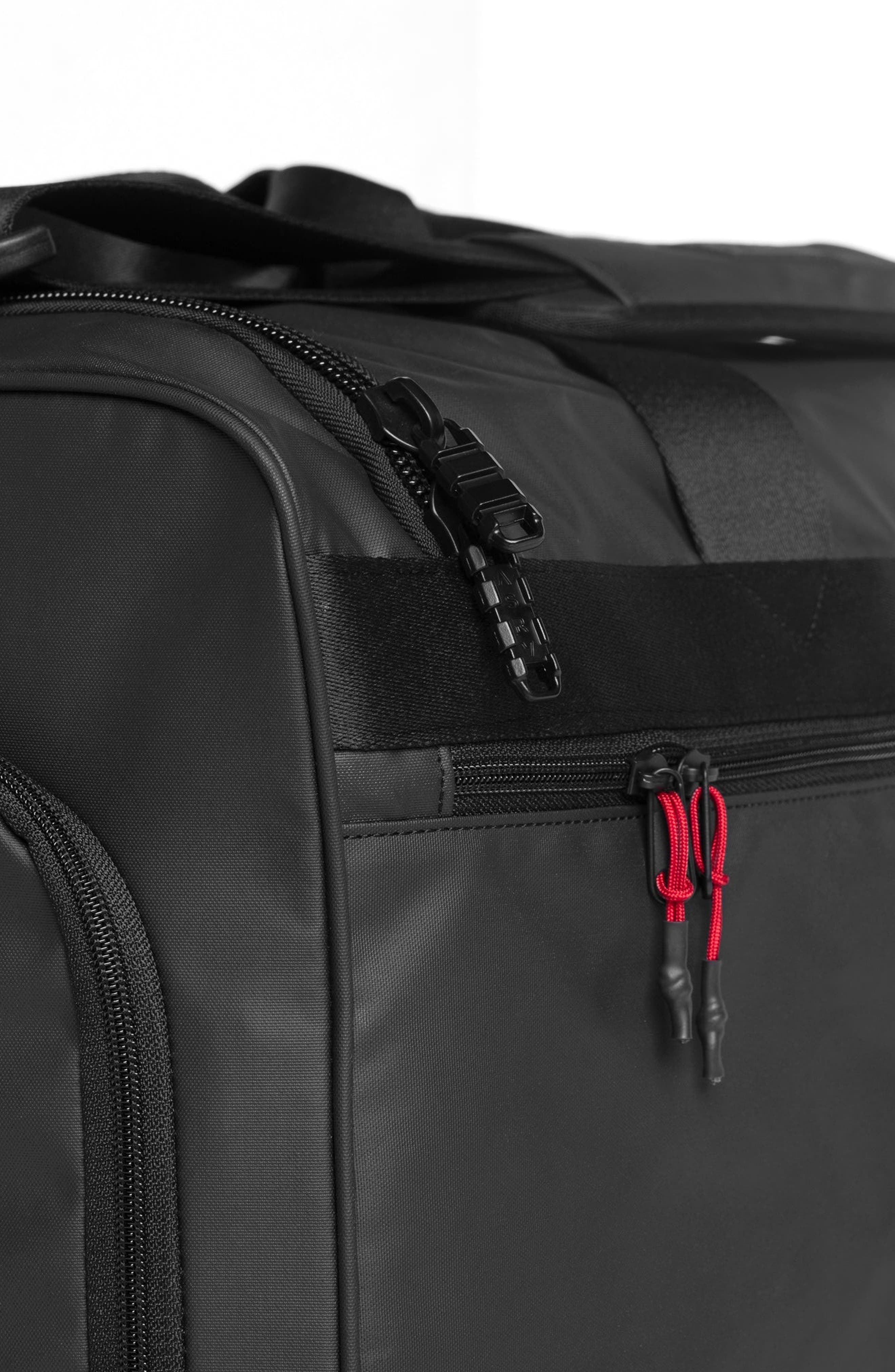 Water Resistant Duffle Bag, Alternate, color, Black
