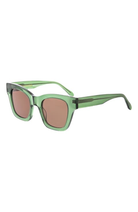 47mm Modern Square Sunglasses