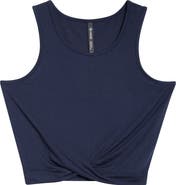 MPG Twist Front Crop Tank Top