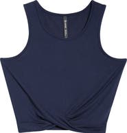 MPG Twist Front Crop Tank Top