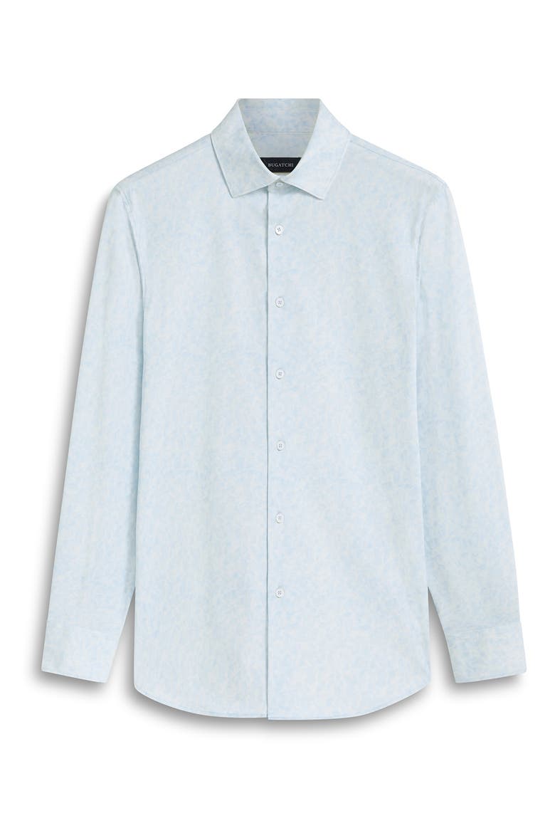James OoohCotton® Abstract Print Button-Up Shirt, Alternate, color, SKY