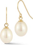 Ember Fine Jewelry 14K Freshwater Pearl Drop Earrings