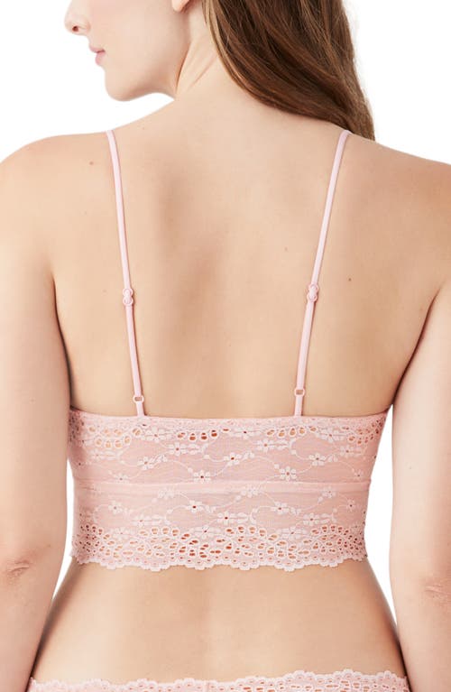 B.tempt'd By Wacoal Inspired Eyelet Bralette In Rose Smoke