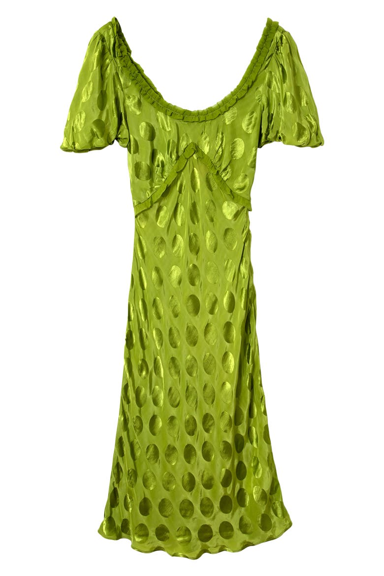 miu miu satin jacquard dress Miu Miu Long Satin Dress, Woman, Cocoa Brown, Size 42
