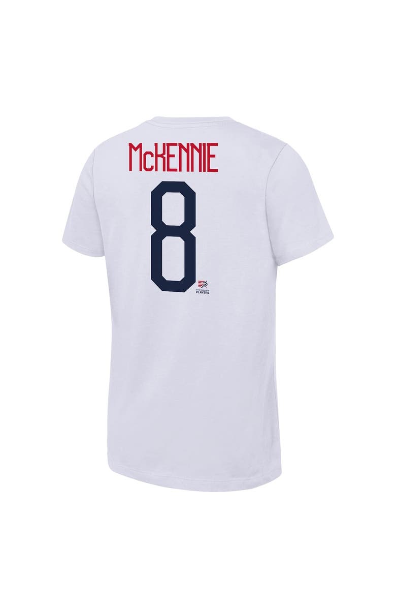 Outerstuff Women's Weston McKennie White USMNT Name & Number T-Shirt, Alternate, color, White