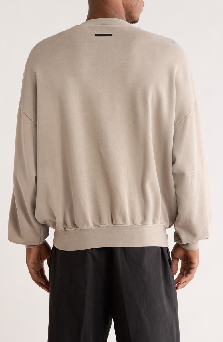 Fear of God Essentials Training '90s Crewneck Sweatshirt, Alternate, color, Faded Seal