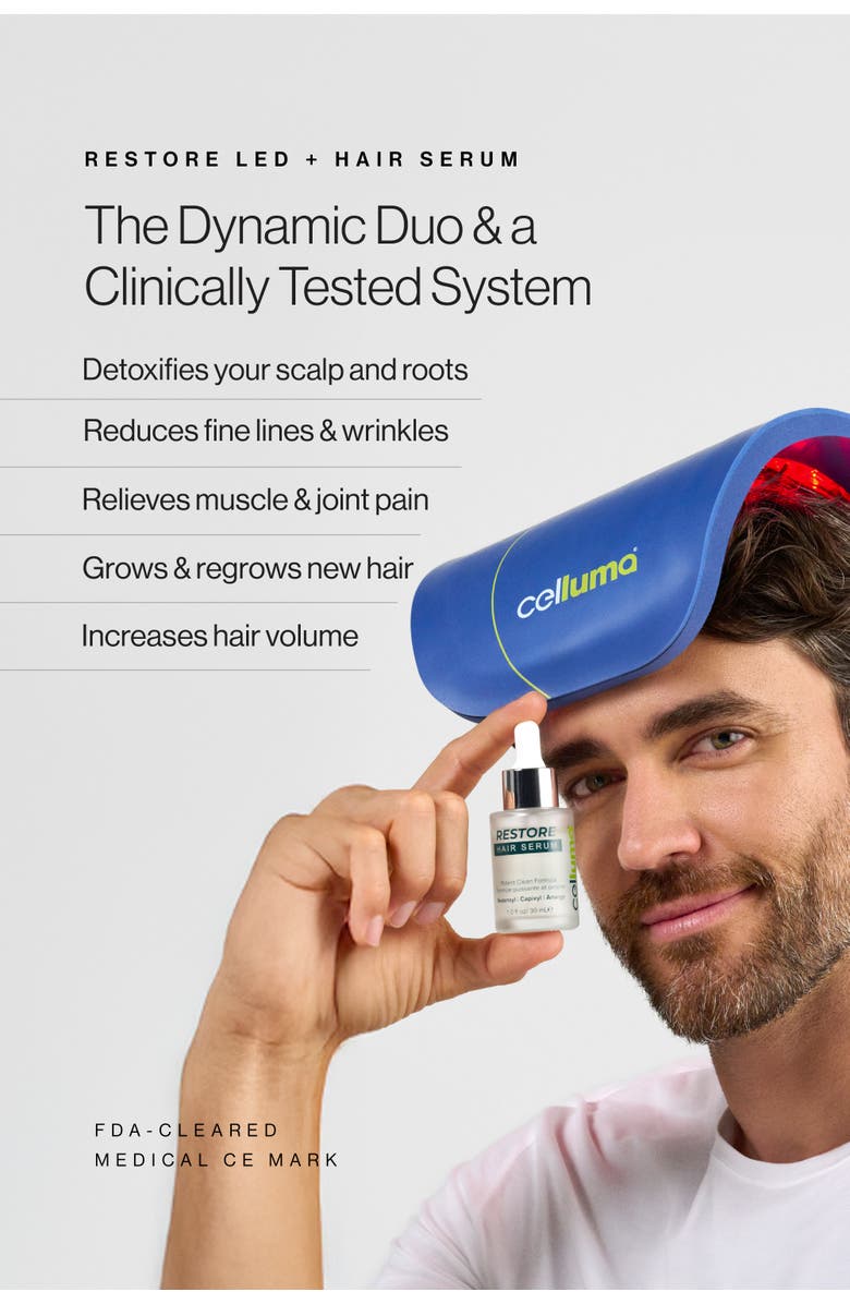 Celluma RESTORE Hair System, Alternate, color, Blue