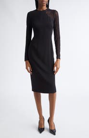 Stella McCartney Lace Long Sleeve Dress