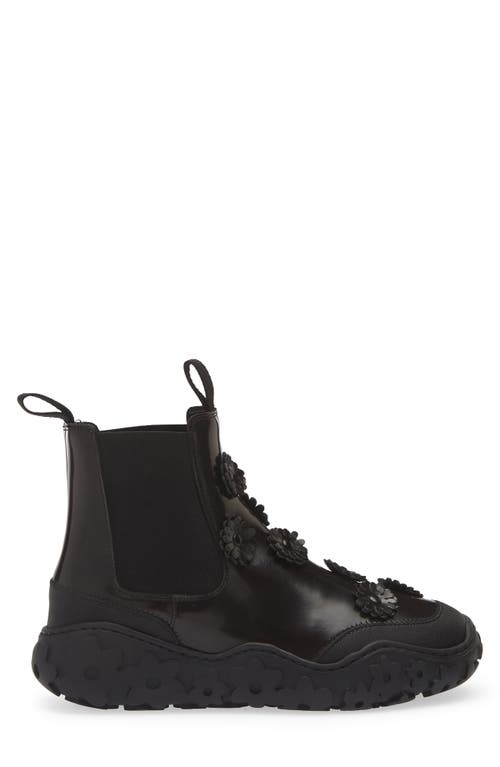Cecilie Bahnsen Binley Floral Embellished Chelsea Boot In Brown
