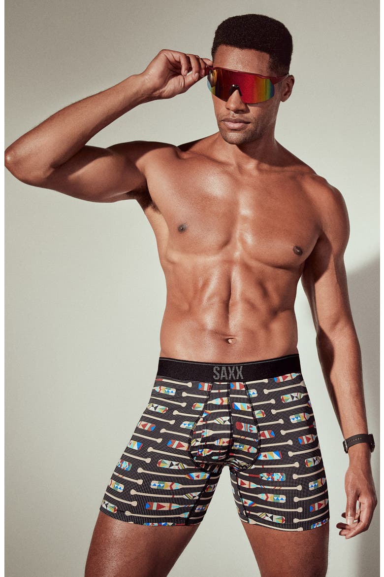 Quest Quick Dry Mesh Boxer Briefs, Alternate, color, BLACK MULTI