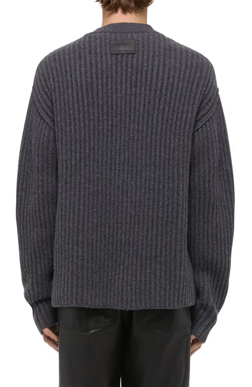 Helmut Lang Zephir Oversize Ribbed Wool Blend Cardigan In Animal Print