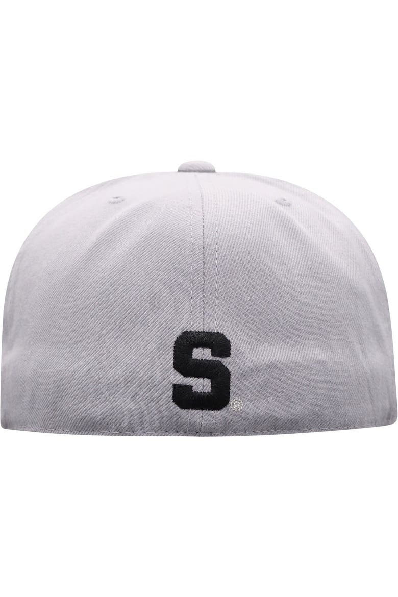 Men's Top of the World Gray Michigan State Spartans Fitted Hat, Alternate, color, Gray