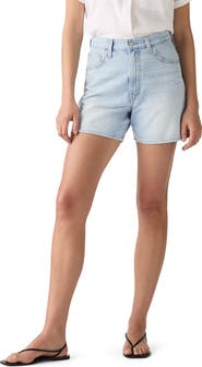 Levi's® Cinch High Waist Mid Thigh Denim Shorts