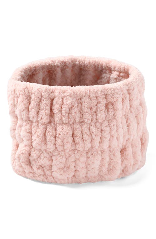 The Hair Edit Hold Back & Glow Up Ultra-wide Spa Headband In Transparent