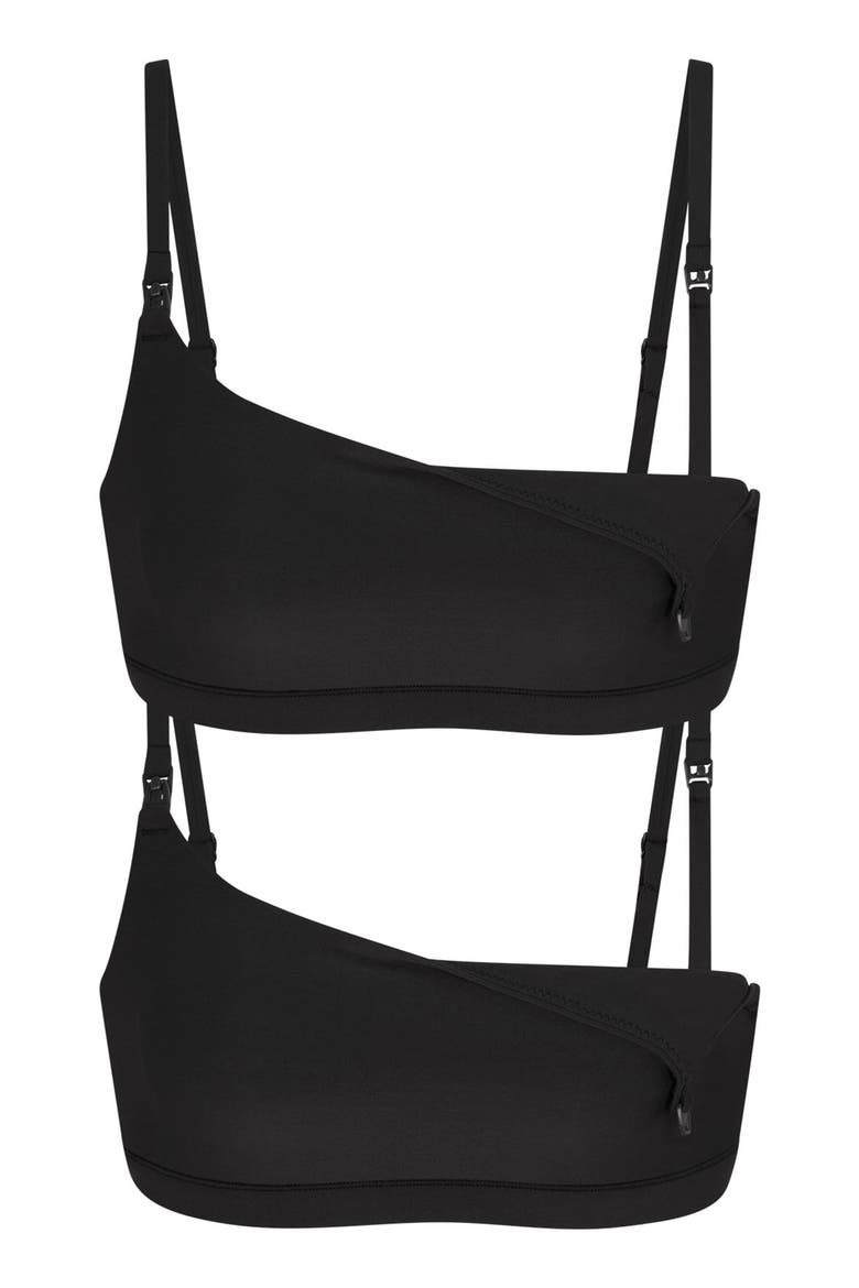 2-Pack Fits Everybody Maternity/Nursing Bralettes, Alternate, color, Z/DNUONYX