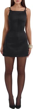 HOUSE OF CB Dainty Satin A-Line Minidress
