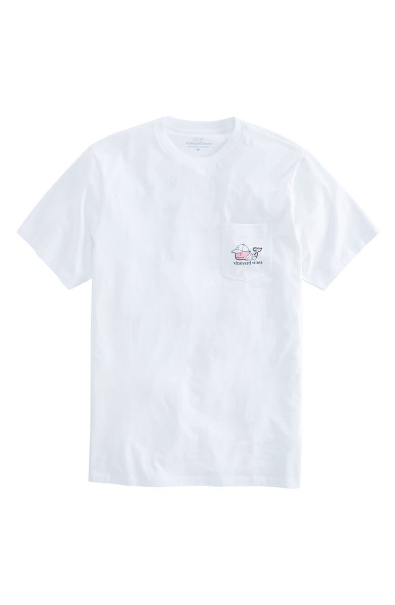 vineyard vines Tennis Pro Whale Pocket T-Shirt, Alternate, color, 