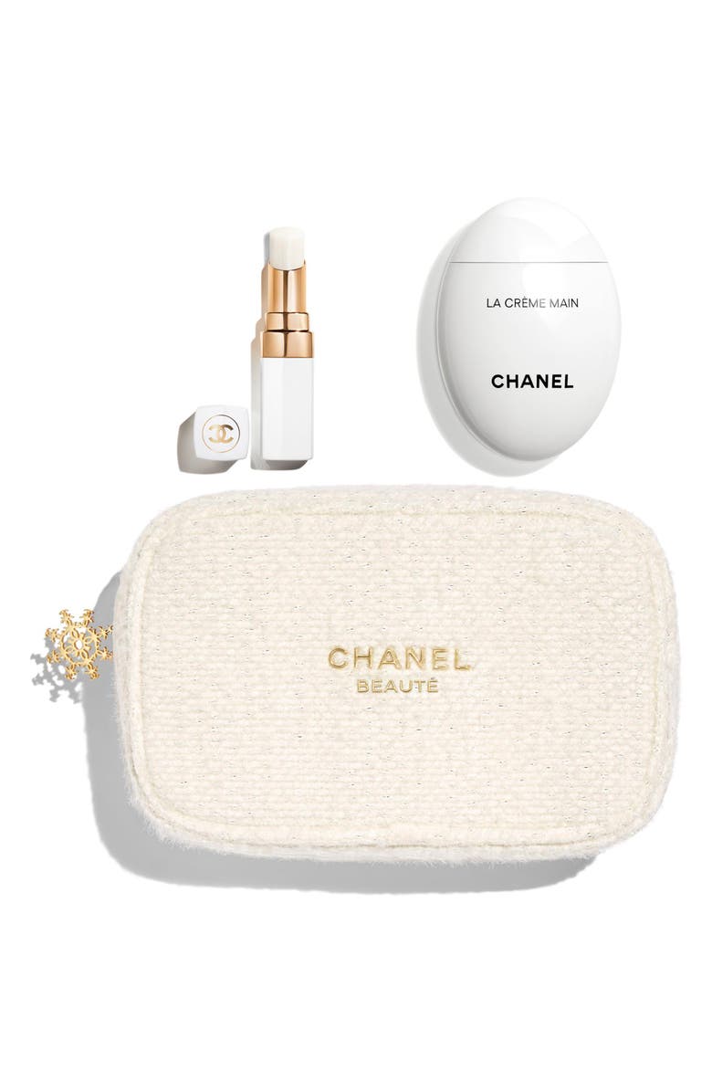 CHANEL LE DUO HYDRATATION ROUGE COCO BAUME SET, Main, color, 
