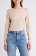 FRAME Cotton Crewneck Top