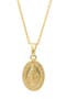 Miraculous Virgin Mary Pendant Necklace