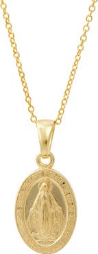 SAVVY CIE JEWELS Miraculous Virgin Mary Pendant Necklace