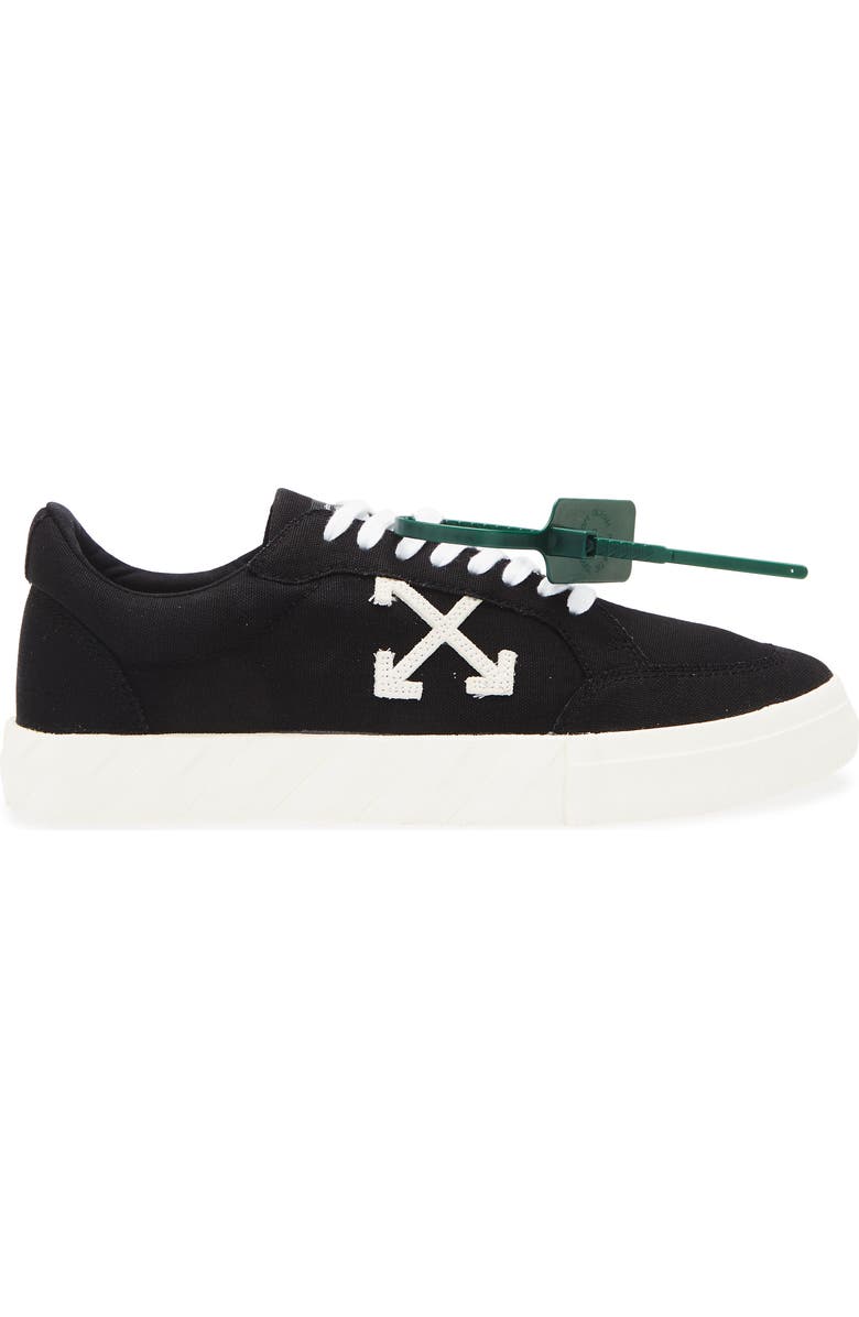 Off-White Low Vulcanized Canvas Sneaker, Alternate, color,