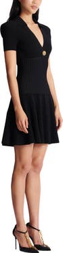 Balmain Flared knit dress
