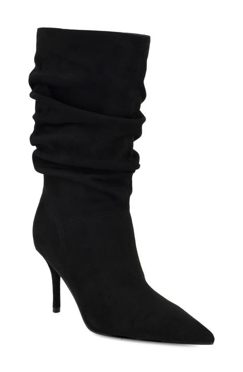 Murto Faux Suede Slouch Boot