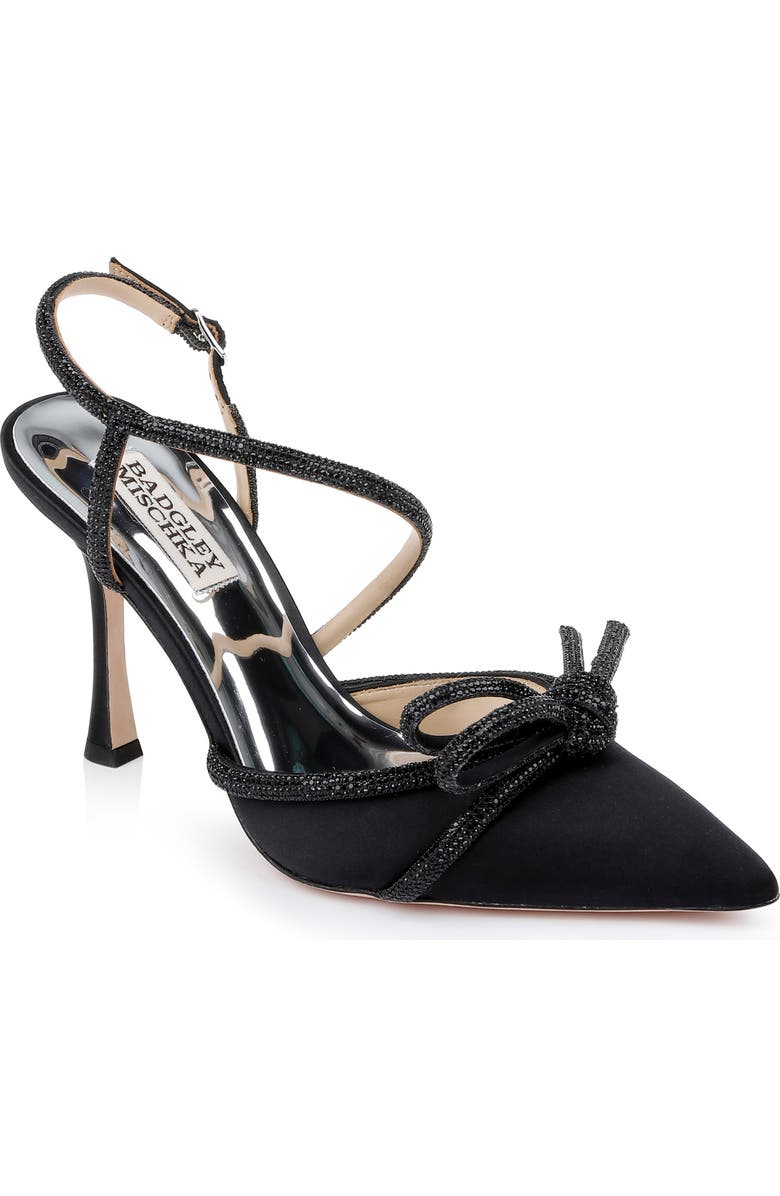 Badgley Mischka Collection Elaine Pointed Toe Pump, Main, color, Black
