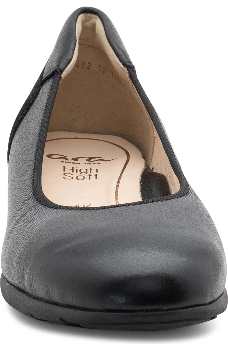ara Sarah Ballet Flat, Alternate, color, Black Calf