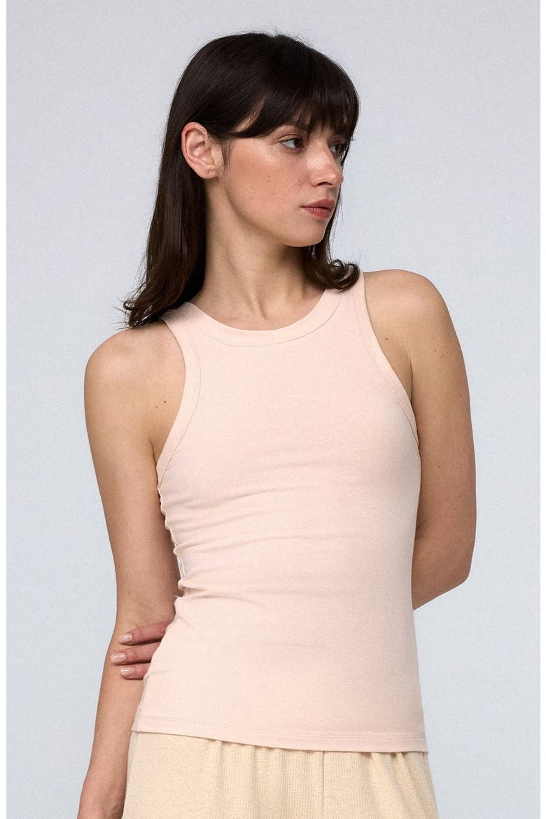 Hemp Essentials Tank, Alternate, color, Light Peach