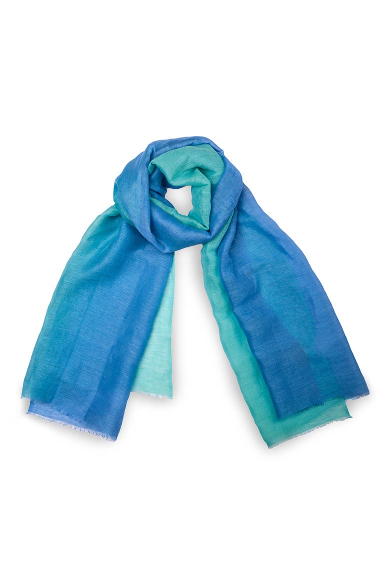 Ocean Gradient Scarf, Alternate, color, BLUE/ TURQUOISE